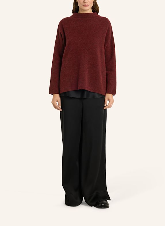 LU REN Gruppe NAOMI Pullover Aus Kaschmir Gemisch DUNKELROT