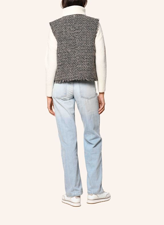 White Label Weste Bouclé Weste GRAU
