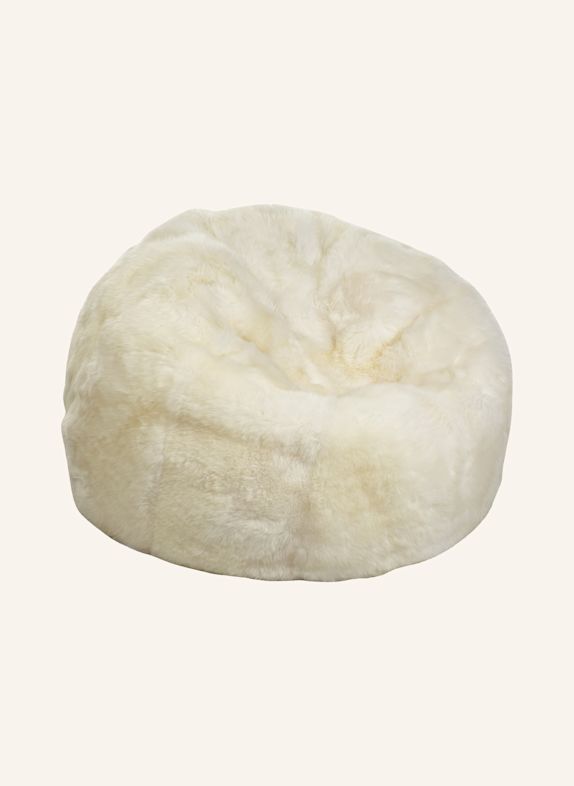 Natures Collection Lammfell Sitzsack Langhaar CREME
