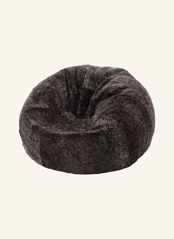 Natures Collection Lammfell Sitzsack Langhaar HELLBRAUN