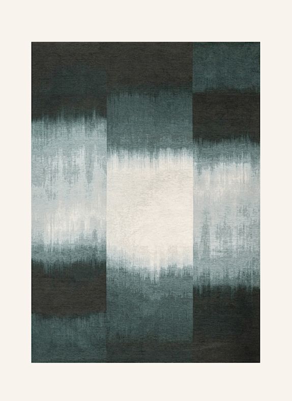 louis de poortere Tapijt MEDITATION AQUARELLE BLAUW