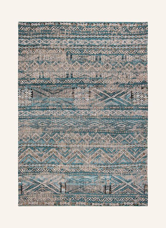 louis de poortere ANTIQUARIAN HERIZ Rug BLUE