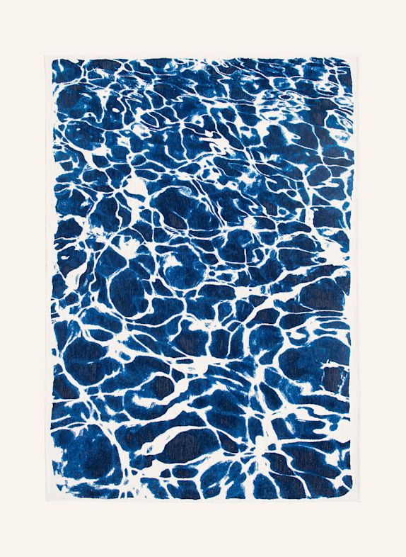 louis de poortere Teppich MEDITATION SWIM BLAU