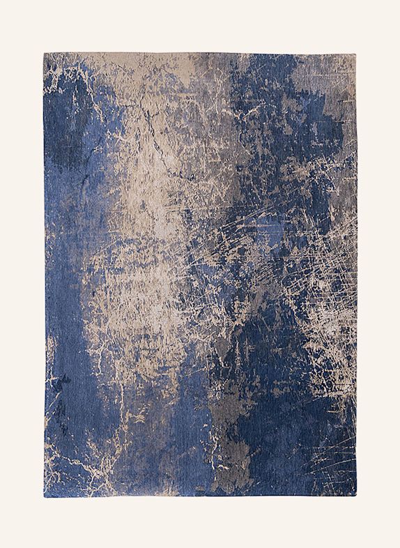 louis de poortere Tapijt MAD MEN CRACKS BLAUW