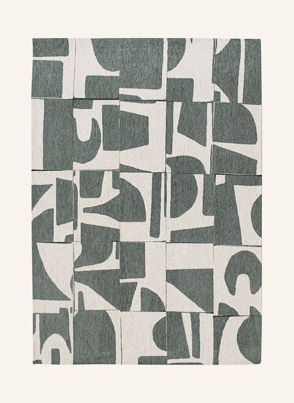 louis de poortere Tapijt CRAFT PAPERCUT GROEN