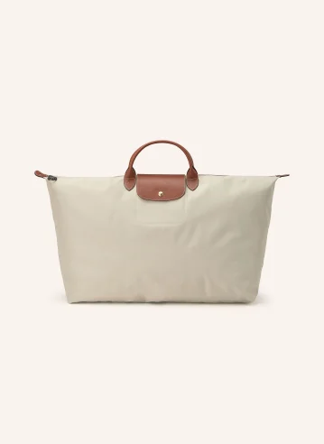LONGCHAMP Reisetasche LE PLIAGE XL GRAU / PLATIN / BRAUN