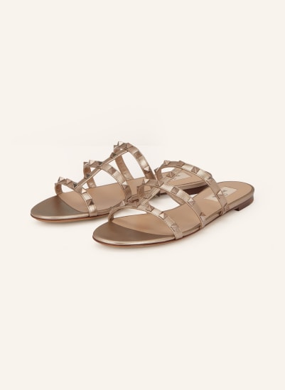 VALENTINO GARAVANI Slides ROCKSTUD with rivets