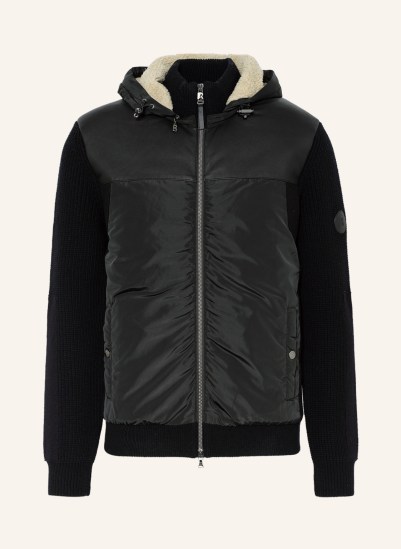 BOGNER Strickjacke FLAVIN im Materialmix