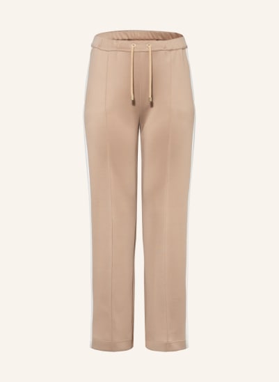 MARINA RINALDI SPORT Sweatpants with tuxedo stripe