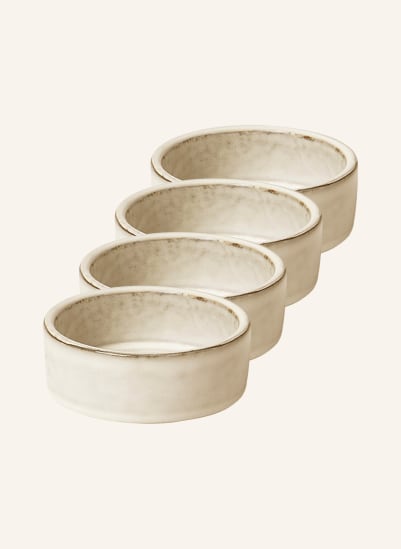 BROSTE COPENHAGEN 4er-Set Schalen NORDIC SAND