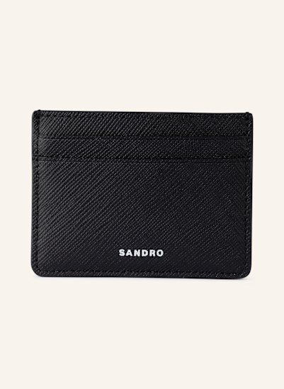 SANDRO Saffiano-Kartenetui