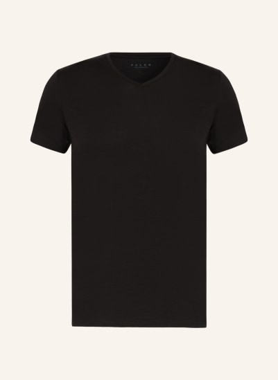 FALKE V-Shirt DAILY CLIMAWOOL mit Merinowolle