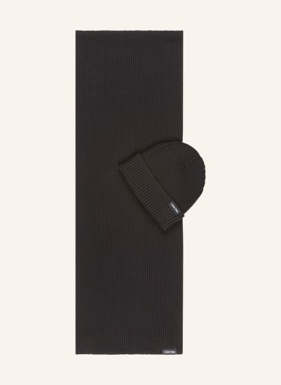 Calvin Klein Set: Schal und Mütze