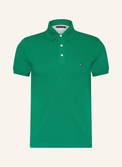 TOMMY HILFIGER Piqué-Poloshirt Slim Fit