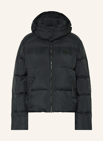 LACOSTE Daunenjacke mit abnehmbarer Kapuze
