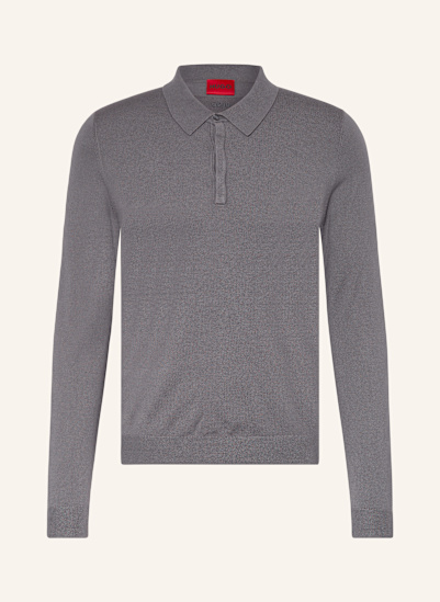 HUGO Strick-Poloshirt SAN PIPPO Slim Fit