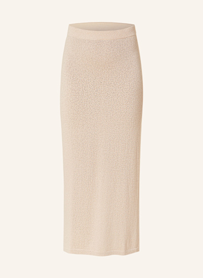 FTC CASHMERE Rock mit Glitzergarn