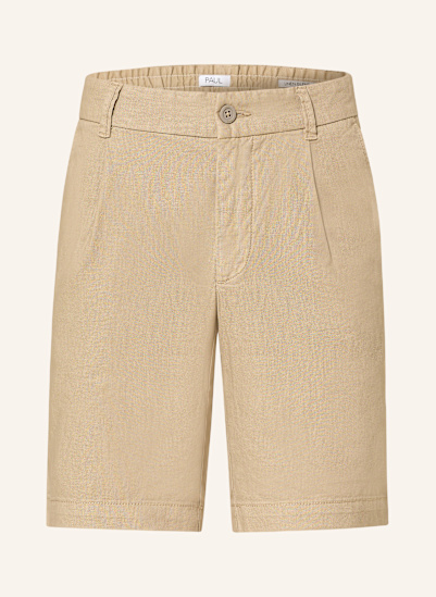 PAUL Shorts Comfort Fit mit Leinen