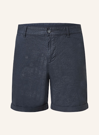 STROKESMAN'S Chinoshorts Slim Fit mit Leinen