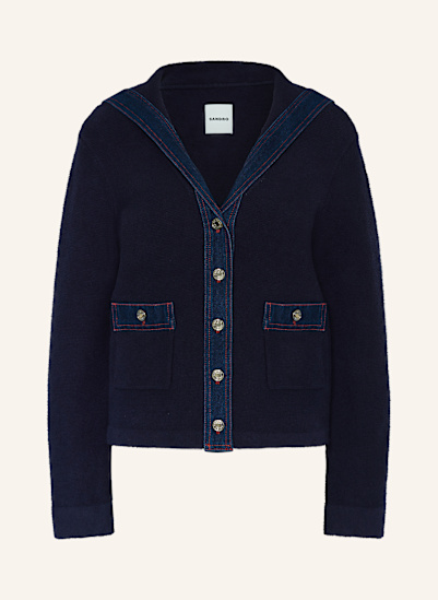 SANDRO Strickjacke aus Bouclé