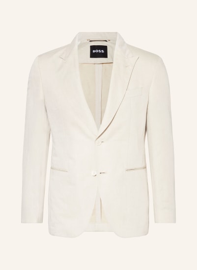 BOSS Anzugsakko HUGE Slim Fit mit Leinen