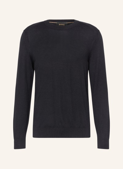 BOSS Pullover OVERO mit Seide und Cashmere