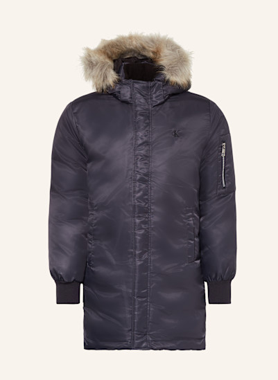 Calvin Klein Parka mit Kunstfell