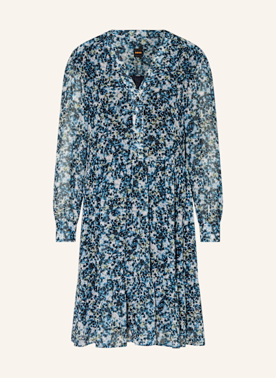 BOSS Kleid DIMETA mit Rüschen