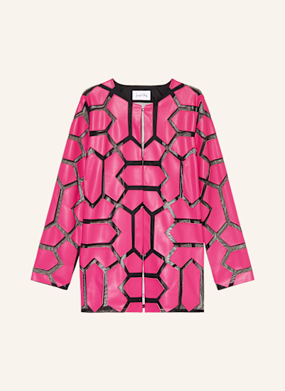 Joseph Ribkoff Jacke in Lederoptik