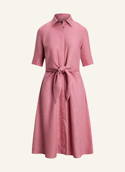 LAUREN RALPH LAUREN Hemdblusenkleid aus Leinen