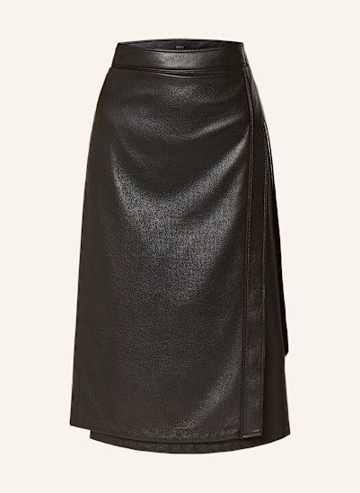 BOSS Wickelrock VINNY in Lederoptik