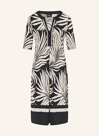 s.Oliver BLACK LABEL Jerseykleid mit Glitzergarn und 3/4-Arm