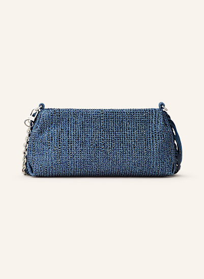maje Clutch mit Schmucksteinen