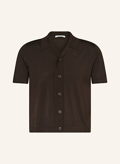 SANDRO Strick-Resorthemd Extra Slim Fit