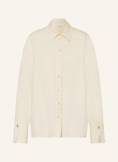 PATRIZIA PEPE Hemdbluse CAMICIA mit Leinen