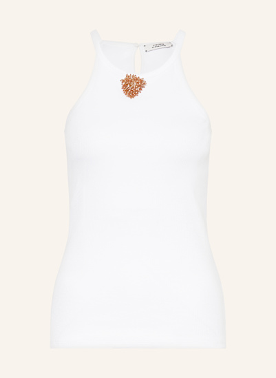 DOROTHEE SCHUMACHER Top RIB ROMANCE mit Schmuckperlen