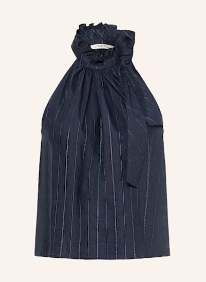 DOROTHEE SCHUMACHER Blusentop MODERN SOPHISTICATION mit Leinen