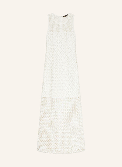 maje Strickkleid mit Schmuckperlen