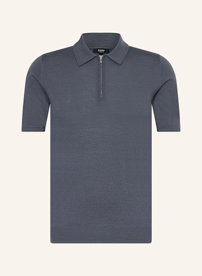 REISS Strick-Poloshirt MAXWELL aus Merinowolle