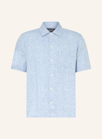 Marc O'Polo Kurzarm-Hemd Regular Fit aus Leinen