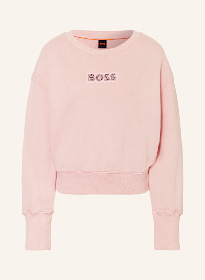 BOSS Sweatshirt ELAY mit Schmucksteinen