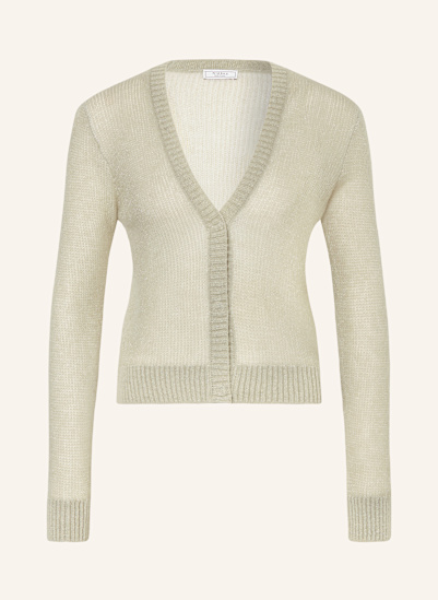 PESERICO Strickjacke mit Alpaka und Glitzergarn