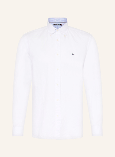 TOMMY HILFIGER Koszula comfort fit z dodatkiem lnu