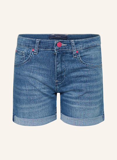 GUESS Jeansshorts mit Schmucksteinen