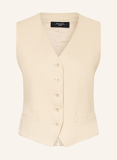 WEEKEND Max Mara Blazerweste PACE mit Leinen