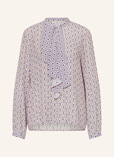MARC CAIN Bluse mit Schluppe und Volants