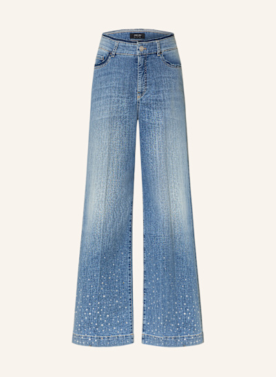 MARC CAIN Wide Leg Jeans WARRI mit Schmucksteinen