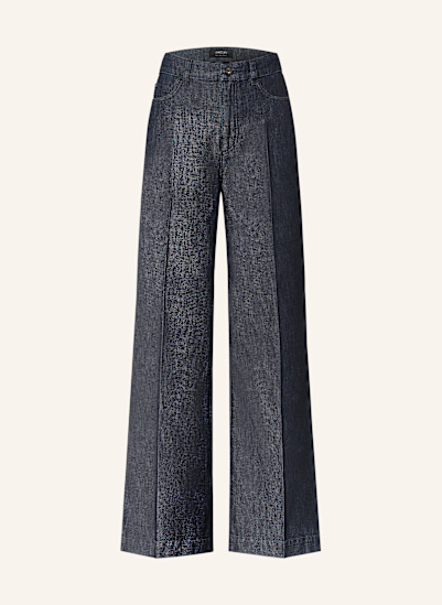 MARC CAIN Wide Leg Jeans WARRI mit Glitzergarn
