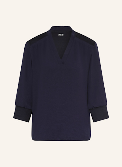 MARC CAIN Blusenshirt im Materialmix mit 3/4-Arm