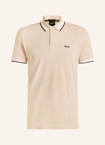 BOSS Piqué-Poloshirt PADDY CURVED Regular Fit